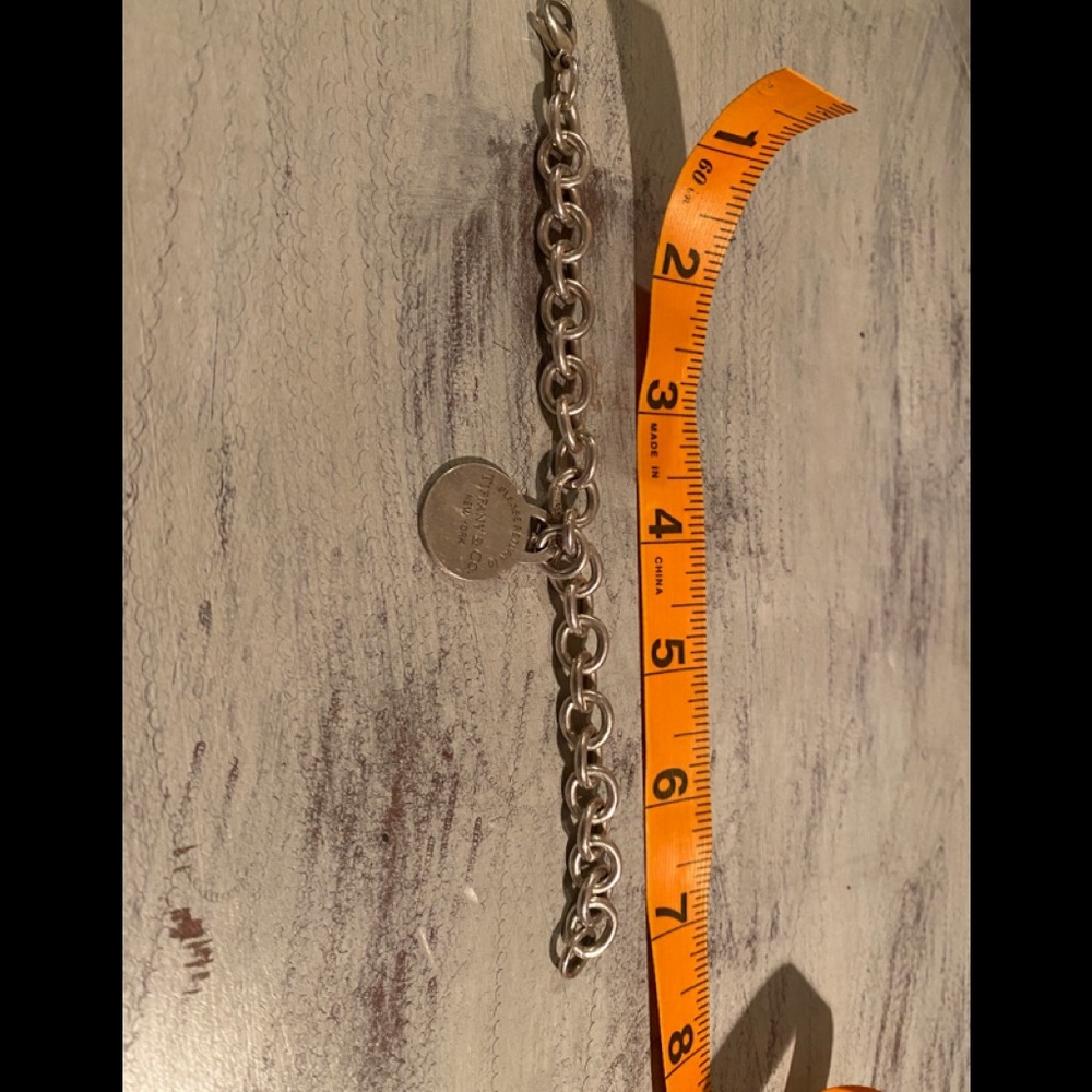 Tiffany & Co Round Tag Sterling Bracelet - Picture 7 of 7